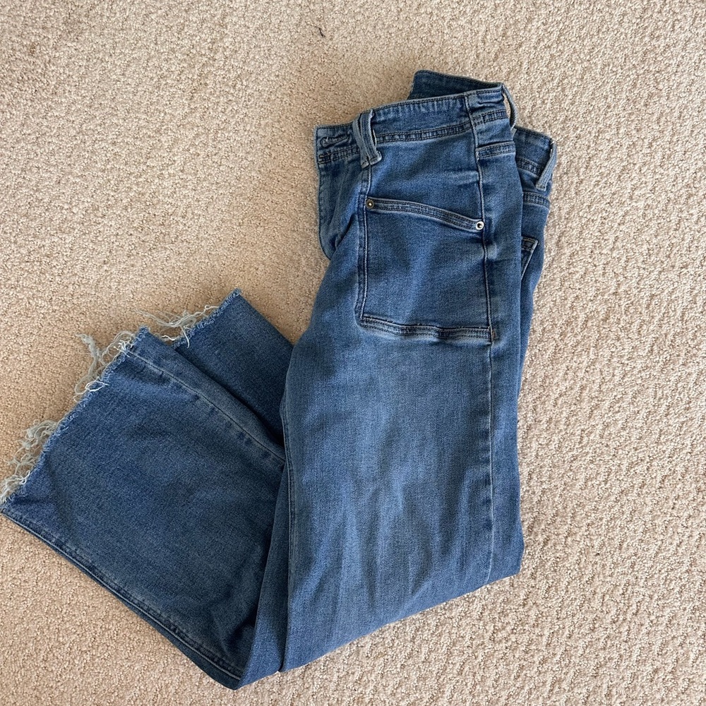 Altar'd State Light Blue Flare Jeans